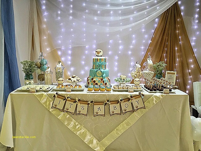 Baby Shower Tablecloths Ideas Awesome 20 Boy Baby Shower Decoration Ideas