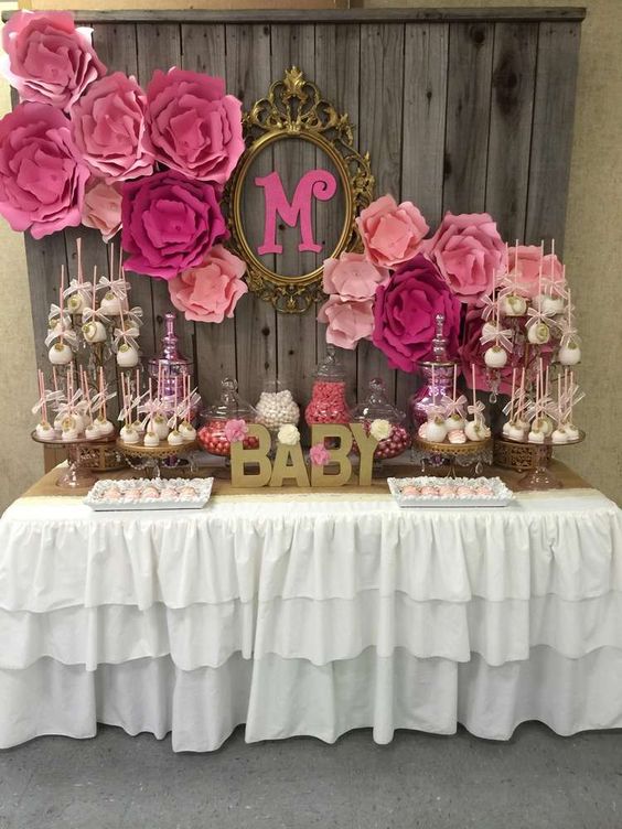 baby shower decorations pink