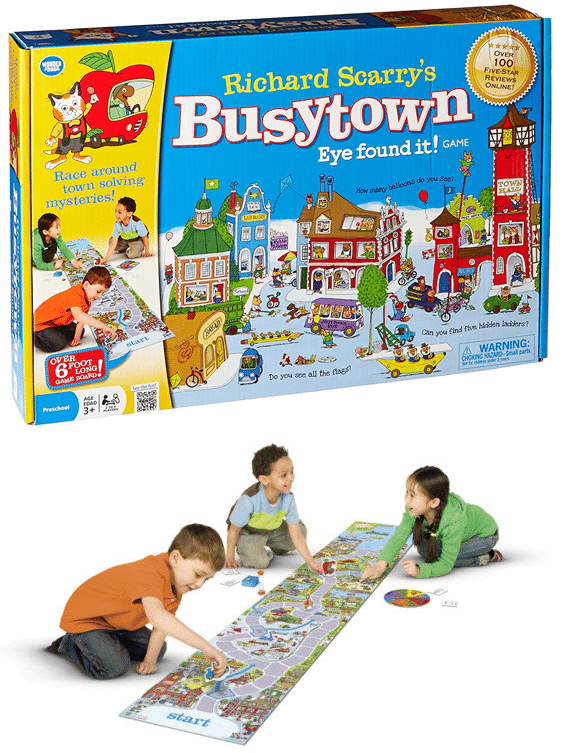 Around the town board game- online learning