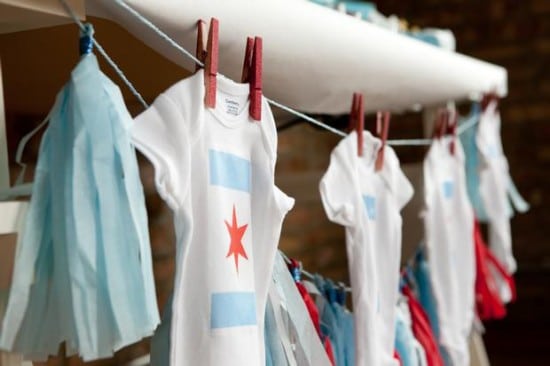 chicago themed baby shower images