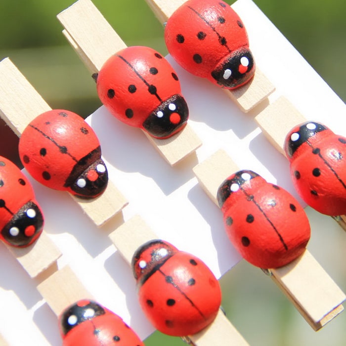 decorate clothespins for baby shower