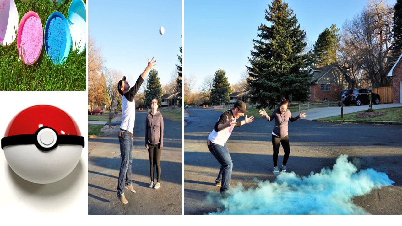 gender reveal ball