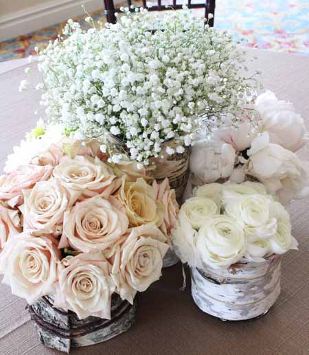 Baby shower prize ideas - flowers