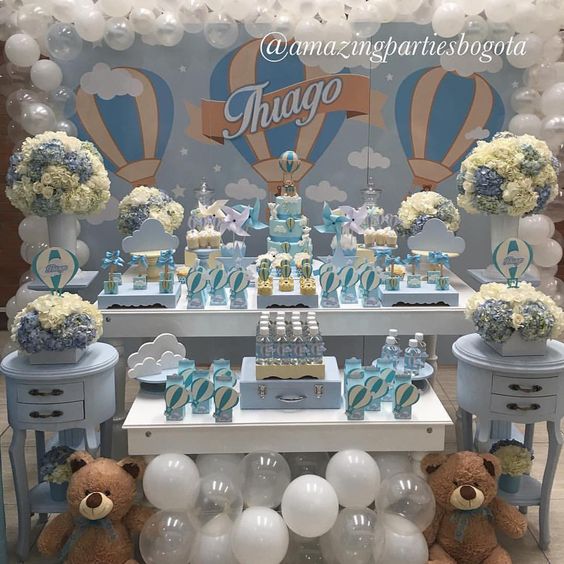 teddy bear balloon baby shower