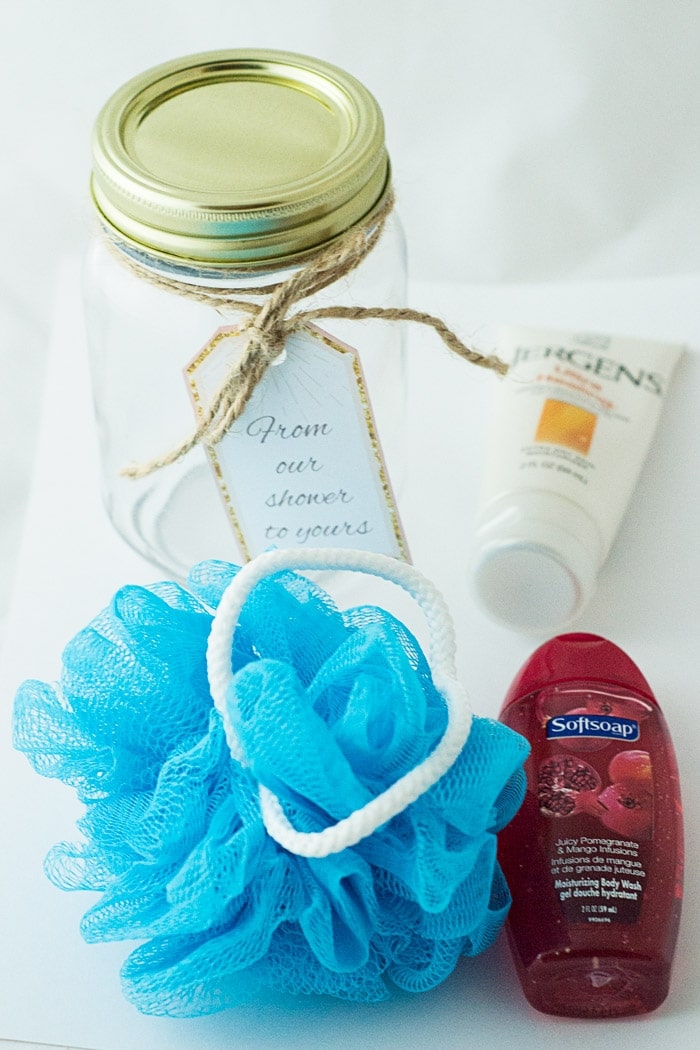 mason jar baby shower prizes