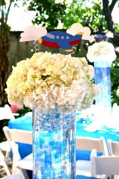 pink flowers for baby shower