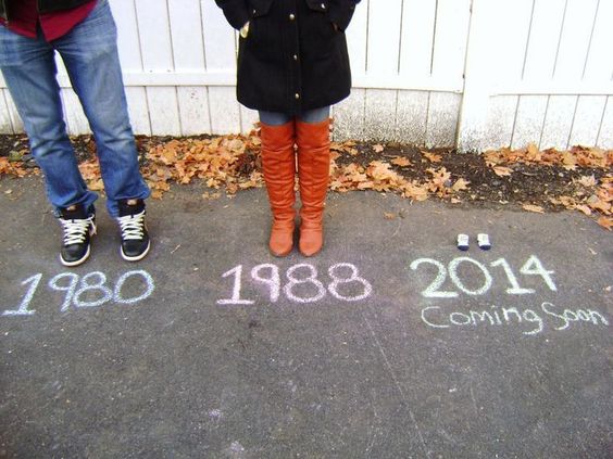 Pregnancy Announcement ideas. This collection includes announcements to husband, to parents, to family, to grandma, to friends, and more. These pictures are great inspiration for first, second and 3rd baby. Lots of funny, creative images for sibling announcements as well. #pregnancyannouncement #pregnant
