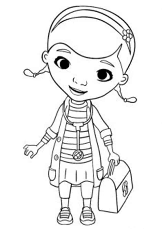 Free Easy To Print Doc Mcstuffins Coloring Pages Tulamama