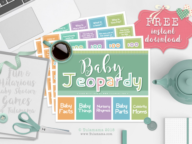 The Easiest Cutest Baby Jeopardy With Answer Key