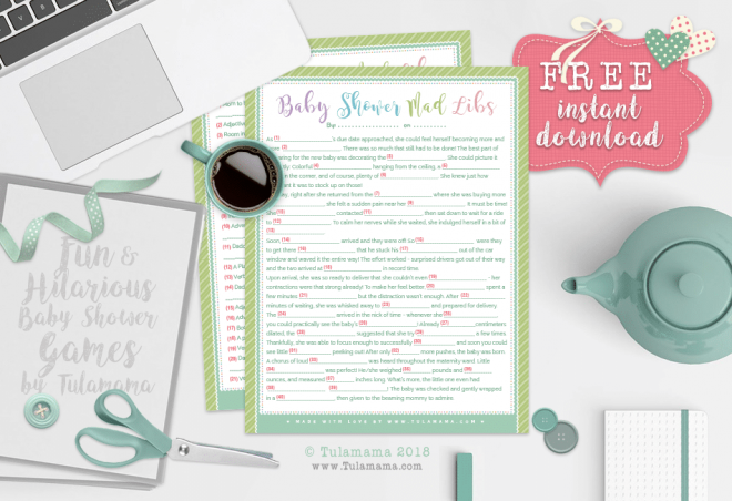 72 Mostly FREE and Hilarious Baby Shower Games to Play - Tulamama