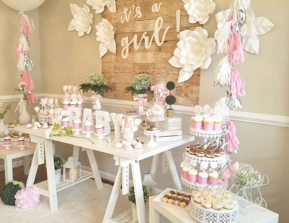 girl baby shower decorations