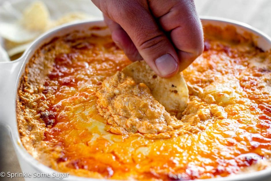 Buffalo chicken dip baby shower foods