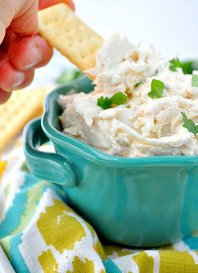 Crab Dip baby shower finger foods