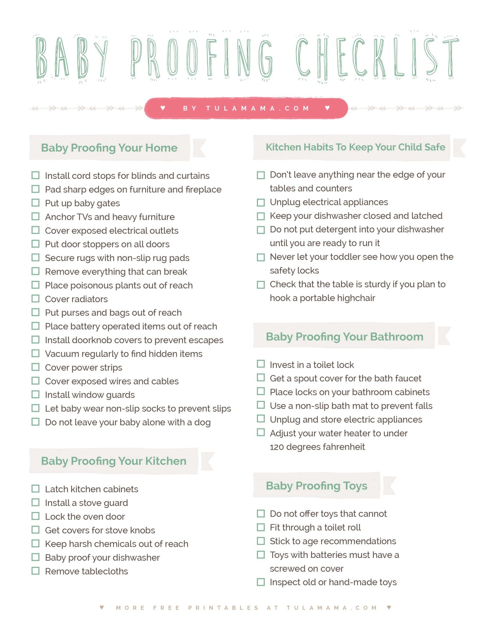 Baby Proofing: A Checklist for Every Room