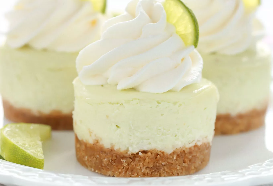 mini key lime cheesecakes