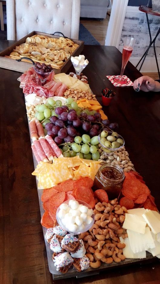 Baby shower food ideas - charcuterie platter