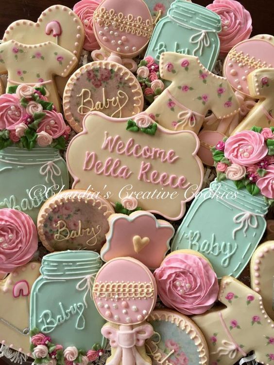 Baby shower cookies 87