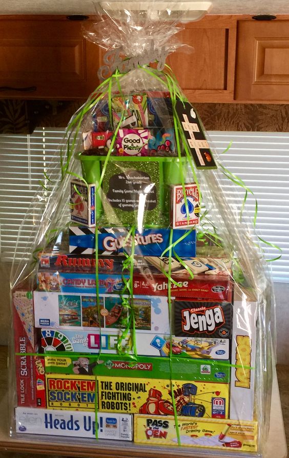 Family game night raffle basket