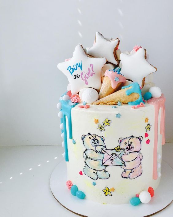 Gender Reveal Cake Ideas