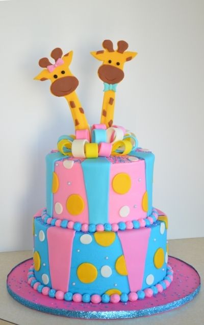 Gender Reveal Cake Ideas 43