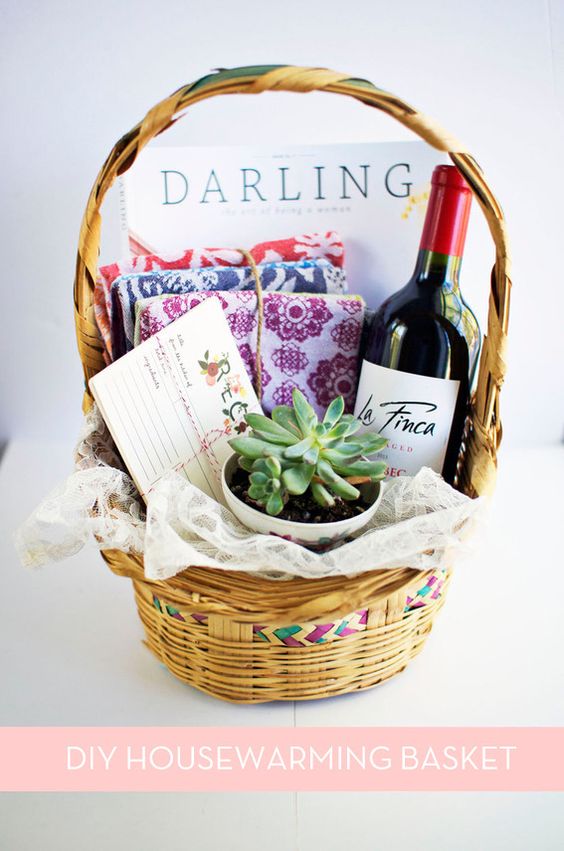 Perfect DIY Housewarming Basket