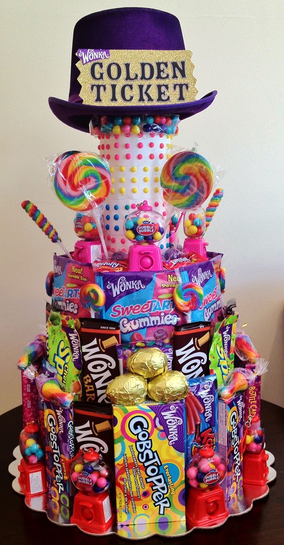 WONKA Candy Cake