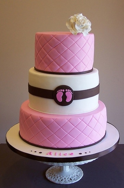 baby shower cake for girl