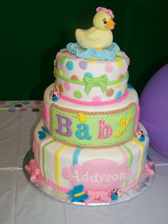 cheap baby shower cakes
