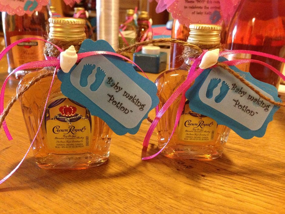 DIY baby shower game favors for men for a co-ed shower! cute gift idea  under $5!