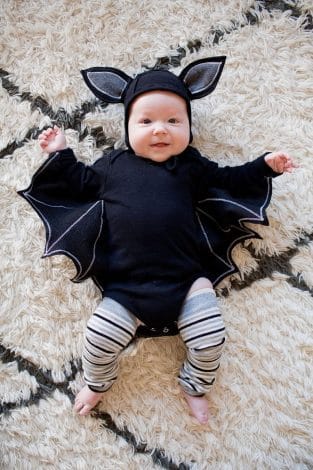 Baby Halloween costumes for girls and for boys. Lots of funny and unique ideas for twins, for mom and baby, for newborns, for baby in a stroller or baby in a carrier or wagon. #babyhalloween #costumes #scary