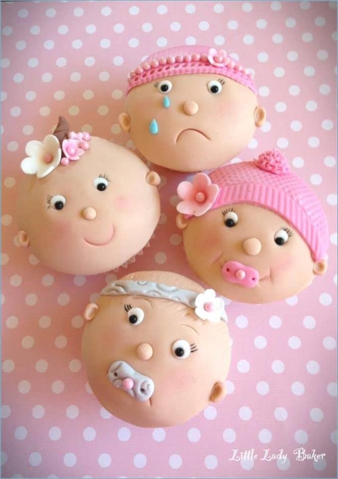 Baby Shower Cupcakes for girls, boys and neutral showers. This collection includes cupcake ideas for woodland, elephant, boho, floral, rustic, pink, baby blue, animal baby shower themes, and a lot more. Some ideas are DIY simple and easy to make yourself, some are inspiration for you to take to your baker. #babyshower