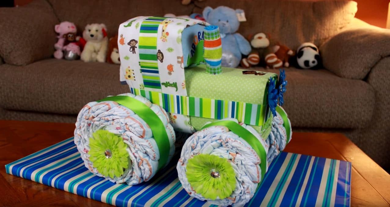 Helicopter sales diaper cake