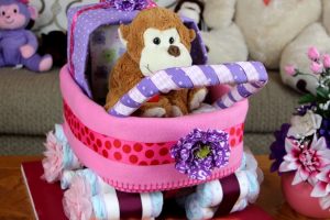 baby Carriage diaper cakes