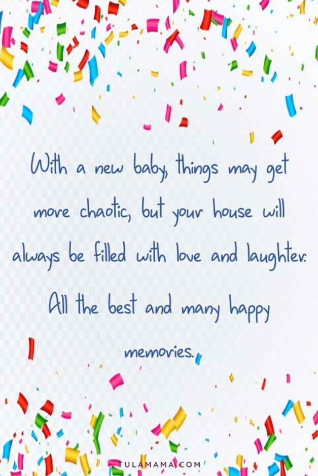 baby shower notes congratulations