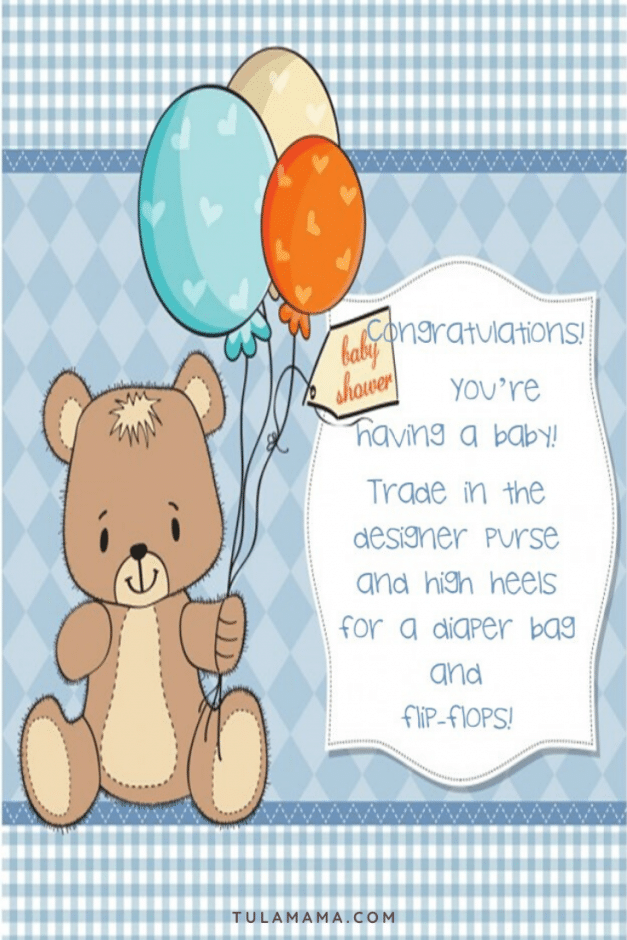 What To Say In A Baby Shower Card