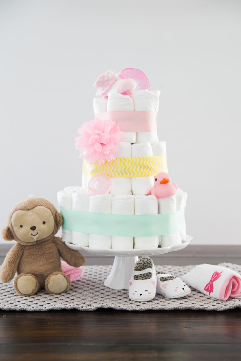 How To Decorate A Diaper Cake - Miller Thoillody