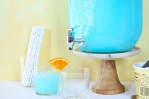 Easy Blue Punch Recipes for a baby shower, for a birthday party, or just for kids. You can make these with alcohol, or nonalcoholic. This is a comprehensive collection with different recipes: with sherbert, with ice cream, royal blue, tiffany blue, dark blue, light blue, etc. Pin it. #babyshowerpunch #bluepunch #easypunchrecipes