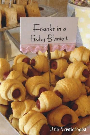 baby shower pigs in a blanket