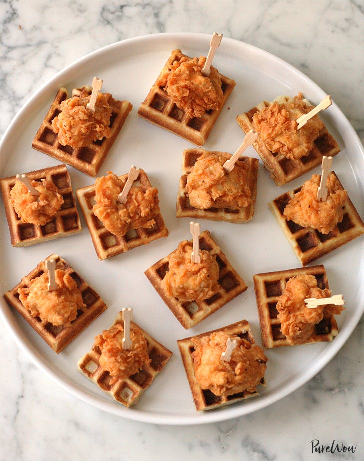 chicken and waffles appetizers
