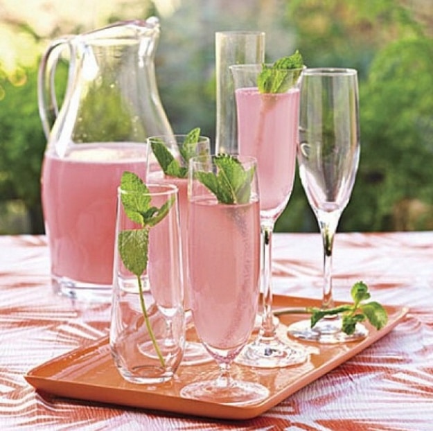 Pink punch recipes are delicious and colorful. Prepare them for birthday party or for baby shower celebrations. You can make them nonalcoholic for kids, with ice cream, with sherbet, and with alcohol too. Included is a recipe for pink punch with pineapple juice, strawberry, and more. #pinkpunch #refreshments