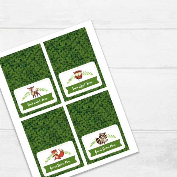 woodland-food-labels-for-party-tulamama