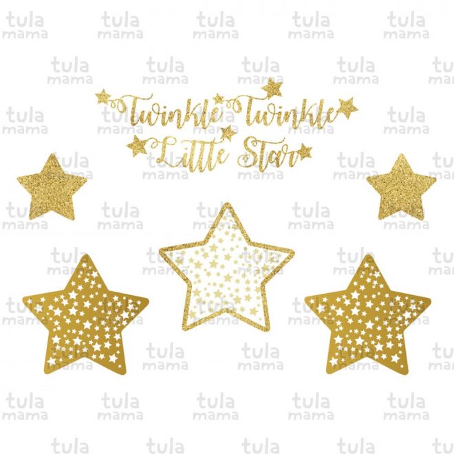 Twinkle Twinkle Little Star Baby Shower Clip Art - Tulamama