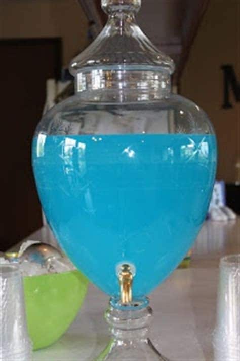 Fishing theme baby shower punch served in a styrofoam cooler. Sprite, Blue  Hawaiian Punch and V…