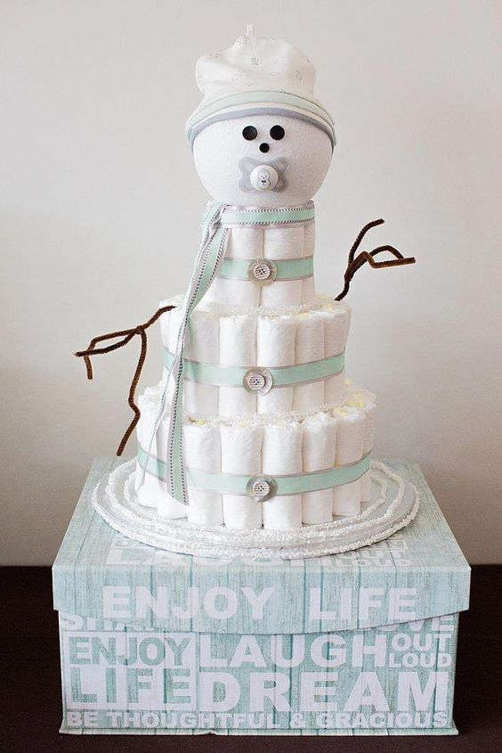 Baby it's cold hot sale outside diaper cake