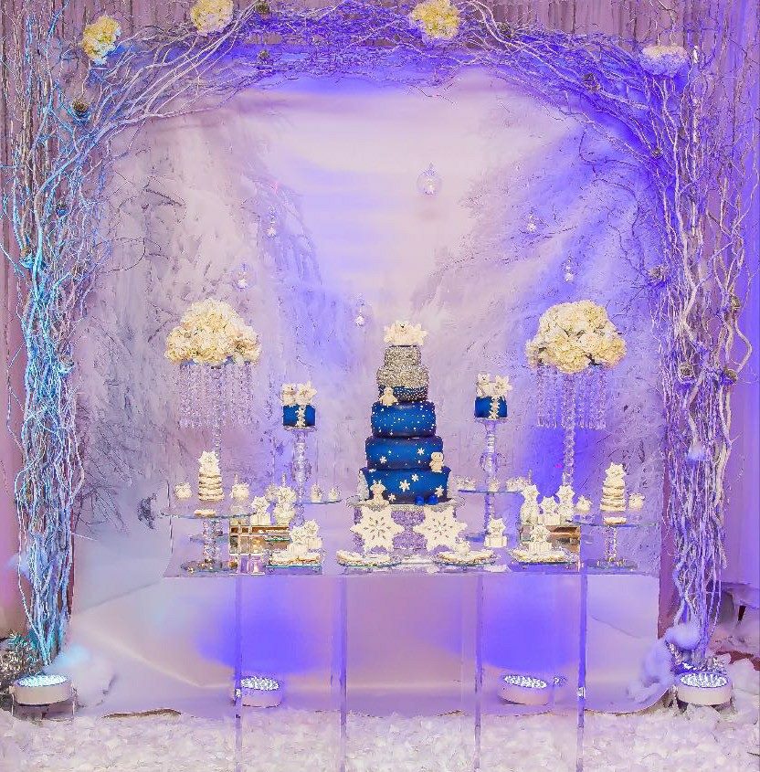 winter wonderland baby shower decoration ideas