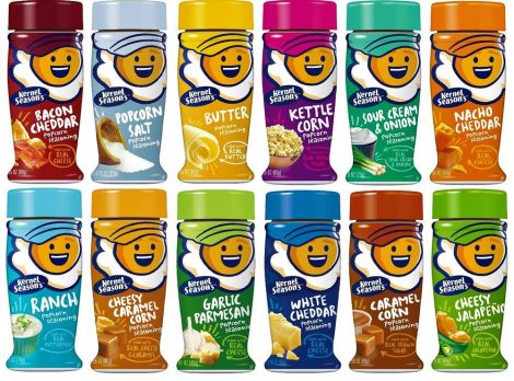 Popcorn seasonings are perfect for your popcorn bar