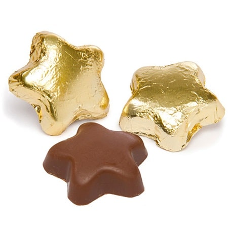 Star shaped chocolates are a great baby shower favor for your Twinkle Twinkle Little Star theme.