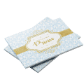 Prince theme baby shower guest book Blue