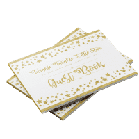 Twinkle twinkle little star baby shower guest book