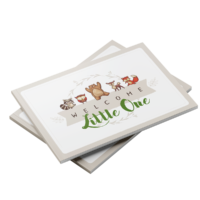 woodland theme baby shower guest book